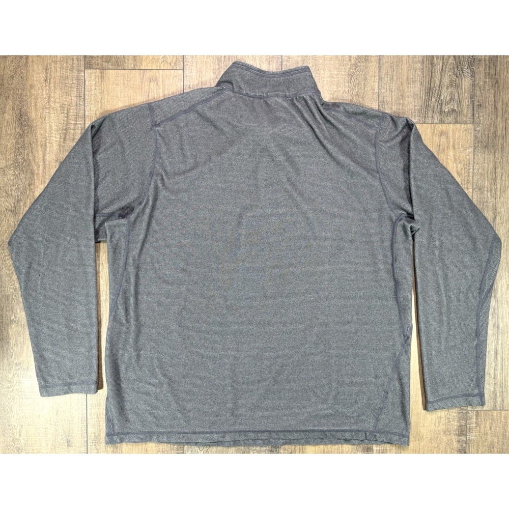 Y2K Nike ACG Shirt Mens Extra Large Gray Quarter Zip Pullover Waffle Long Sleeve - Picture 3 of 12